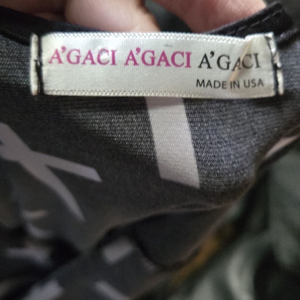 A'Gaci A'Gaci Black & White Cross Dress low back szL - Picture 7 of 7